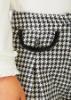 Picture of Abel & Lula Girls Houndstooth Shorts & Tulle Blouse Set - Black