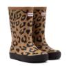 Picture of Hunter Little Kids First Hybrid Leopard Wellington Boots - Beige