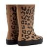 Picture of Hunter Little Kids First Hybrid Leopard Wellington Boots - Beige