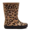 Picture of Hunter Little Kids First Hybrid Leopard Wellington Boots - Beige