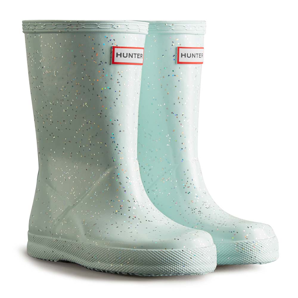 blue glitter hunter wellies