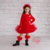 Picture of Daga Girls Waiting For Christmas D Tutu Dress - Red