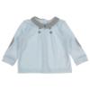 Picture of Coccode Baby Boys Check Collar Top & Bottoms Set - Grey Pale Blue