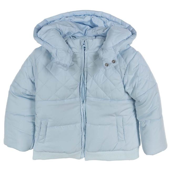Picture of Tutto Piccolo Boys Padded Coat With Detachable Hood - Blue