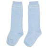 Picture of Tutto Piccolo Boys Sweater Check Shorts Socks X 3 Set - White Pale Blue 