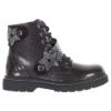 Picture of Lelli Kelly STella Stellina Diamante Star Ankle Boot - Black Glitter Patent