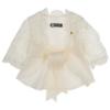 Picture of Meriche Alta Costura Ceremonia Lace Bolero Jacket - Cream