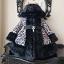 Picture of Meriche Alta Costura Hooded Russia III Girls Coat - Black