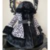 Picture of Meriche Alta Costura Hooded Russia III Girls Coat - Black