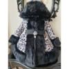 Picture of Meriche Alta Costura Hooded Russia III Girls Coat - Black