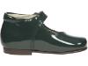 Picture of Panache Baby Girls High Back Shoe - Dark Green Patent 