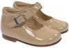 Picture of Panache Baby Girls High Back Shoe - Arena Beige Patent 
