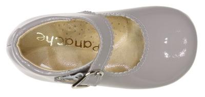 Picture of Panache Baby Girls High Back Shoe  - Ice Grey Patent