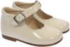 Picture of Panache Baby Girls High Back Shoe -Beige Cream Patent 