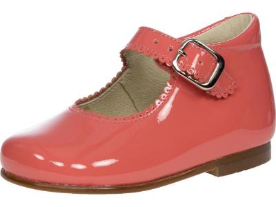 Picture of Panache Baby Girls High Back Shoe - Coral Pink