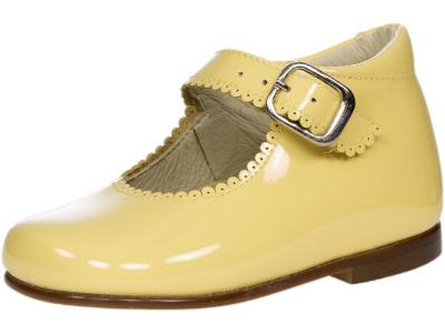 Picture of Panache Baby Girls High Back Shoe - Canary Yellow Patent
