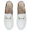 Picture of Panache Girls Sling Back Snaffle Loafer - White Leather 