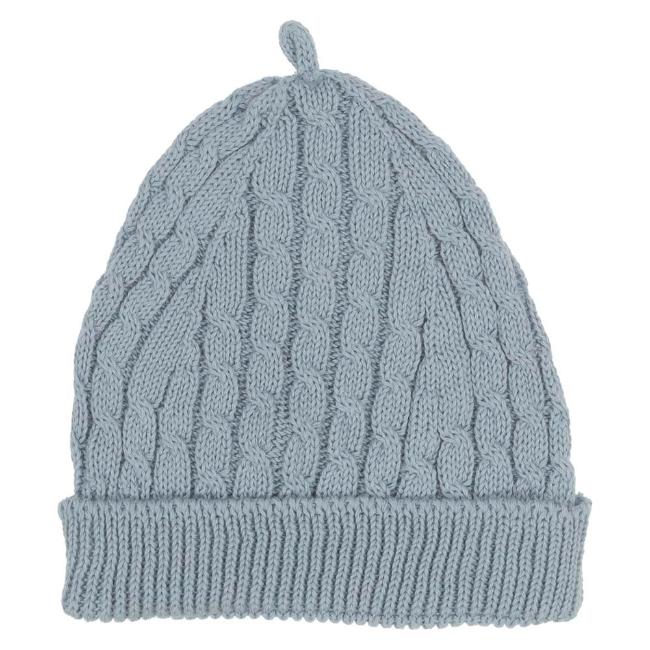 Picture of Wedoble Baby Open Knit Cotton Beanie - Pale Blue
