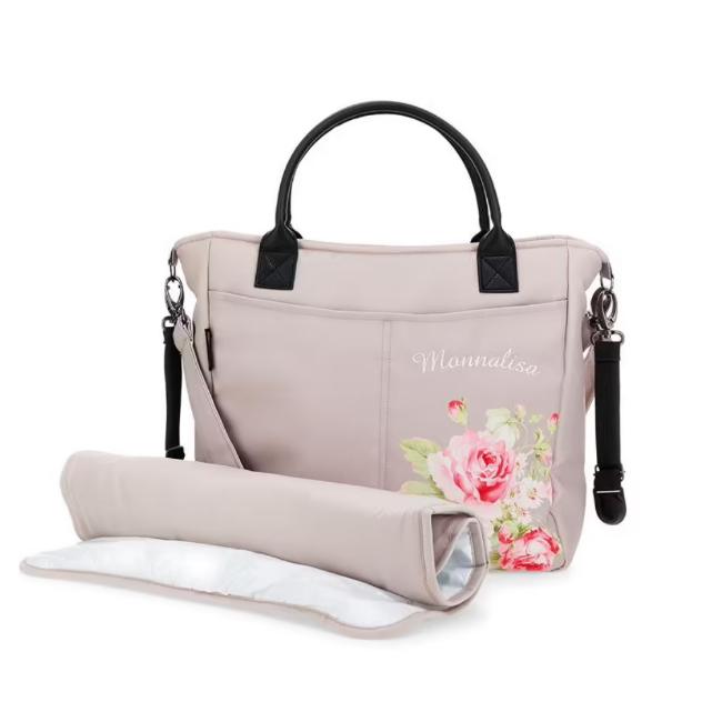 Picture of Monnalisa Leclerc Floral Changing Bag - Birch