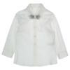 Picture of Bufi Boys Shirt Bow Tie Jacket Bloomer Cap Set - Ivory Grey