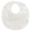 Picture of Sarah Louise Baby Silk Bib - Ivory