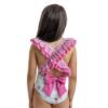 Picture of Meia Pata Girls Seychelles Ice Cream Swimsuit - White Pink 