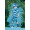 Picture of Mitch & Son Kendrick King Of The Jungle AOP Short Set - Bright Blue 