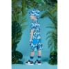 Picture of Mitch & Son Kendrick King Of The Jungle AOP Short Set - Bright Blue 