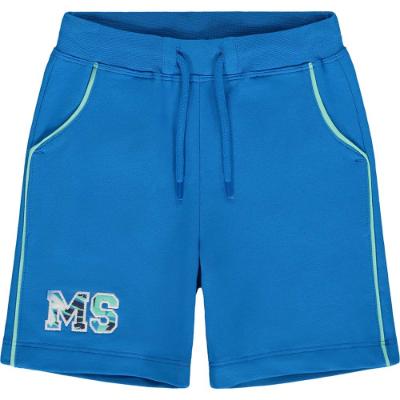Picture of Mitch & Son Kirk King Of The Jungle Sweat Short With Piping  - Blue Navy