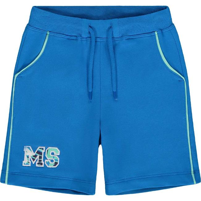 Picture of Mitch & Son Kirk King Of The Jungle Sweat Short With Piping  - Blue Navy