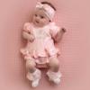 Picture of Little A Girls GiGi Summer Bloom Jersey Romper - Pale Pink