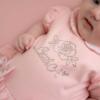 Picture of Little A Girls GiGi Summer Bloom Jersey Romper - Pale Pink