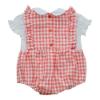 Picture of Little A Girls Helga Pretty Polka Shortie - Bright Coral 