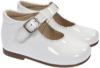 Picture of Panache Baby Girls High Back Shoe - White Patent 