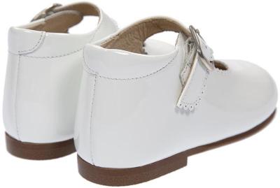 Picture of Panache Baby Girls High Back Shoe - White Patent 