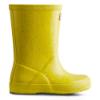 Picture of Hunter Little Kids First Classic Giant Glitter Rainboots - Illuminating Yellow