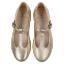Picture of Panache Girls T Bar Pump - Gold Metallic Leather