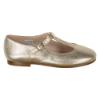 Picture of Panache Girls T Bar Pump - Gold Metallic Leather