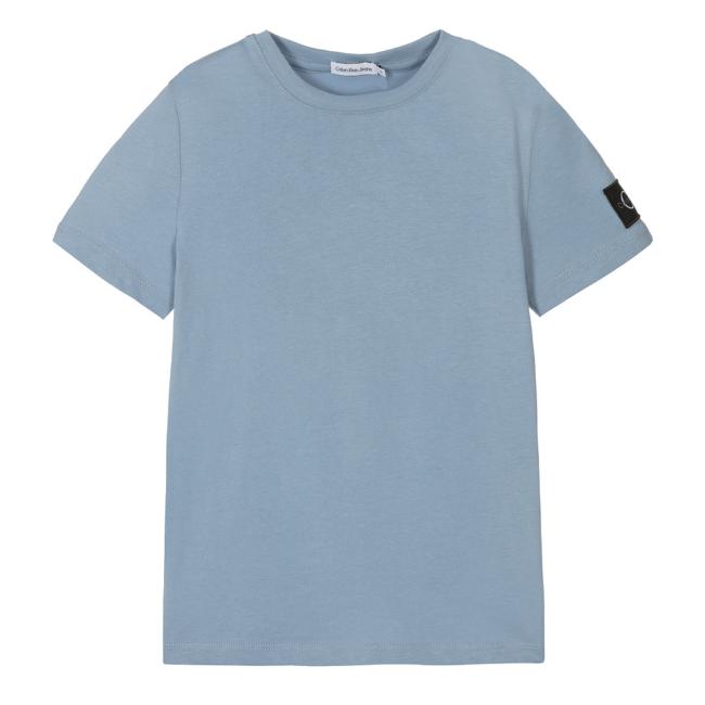 Picture of Calvin Klein Boys Badge Logo T-shirt - Blue