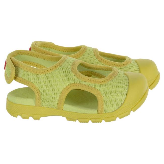Picture of Hunter Little Kids Lightweight Travel Sandals - Illuminating Yellow