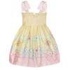 Picture of Balloon Chic Girls Ribbon & Flower Dress - Yellow