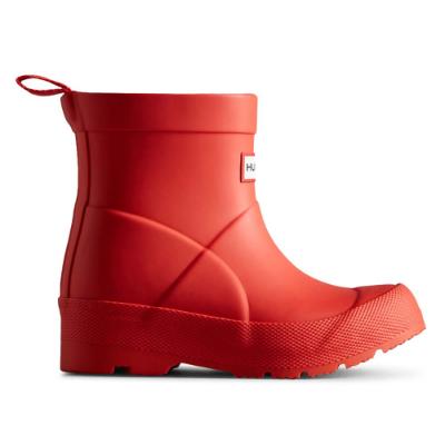 Picture of Hunter Little Kids Play Wellington Boots - Logo Red