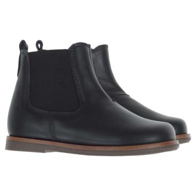 Picture of Panache Toddler Chelsea Boot With Inside Zip -  Black Leather