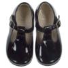 Picture of Panache Toddler T Bar Shoe - Black Patent