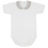 Picture of Rapife Baby Boy Beige Stripe Peter Pan Collar Body & Pants Set - Beige 