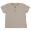Picture of Rapife Baby Boy Cotton Jersey Short Sleeve Top - Beige