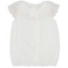 Picture of Rapife Girls Lace Collar Cotton Voile Romper - Ivory