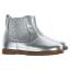 Picture of Panache Toddler Chelsea Boot With Inside Zip -  Silver Metallic Leather
