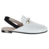 Picture of Panache Girls Sling Back Snaffle Loafer - White Patent 