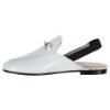 Picture of Panache Girls Sling Back Snaffle Loafer - White Patent 